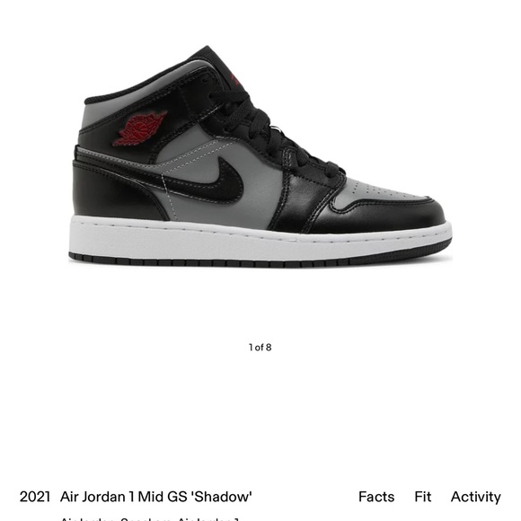 Air Jordan 1 mid GS shadow - Picture 1 of 8